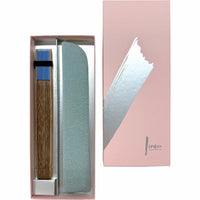 ☆9/16-Published.☆　[Personalisation only]silkfolding fan　folding fanBag set, paper box, light blue