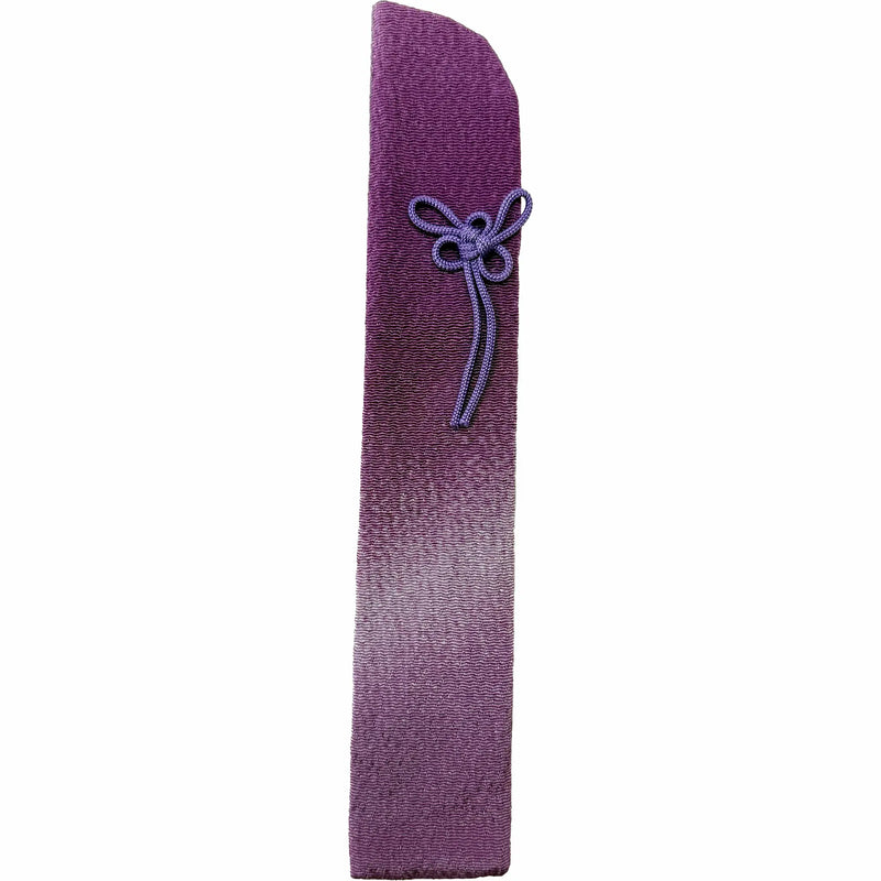 ☆9/16 - on hold waiting for fan bag☆ [Personalisation only]silkfolding fan　folding fanBag set, paper box, Rindou (purple)
