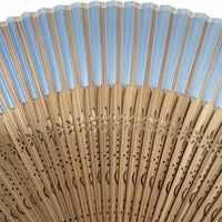 ☆9/16-Published.☆　[Personalisation only]silkfolding fan　folding fanBag set, paper box, light blue
