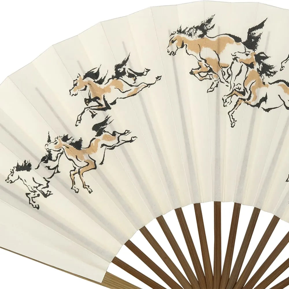 Edo folding fan No.15 "Bakku go (It will go well)