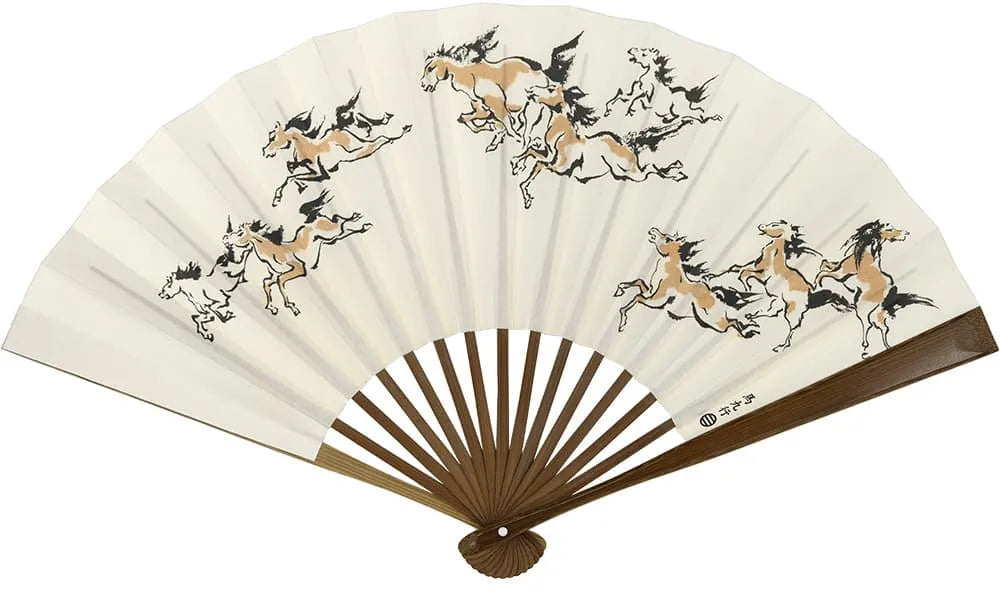 Edo folding fan No.15 "Bakku go (It will go well)