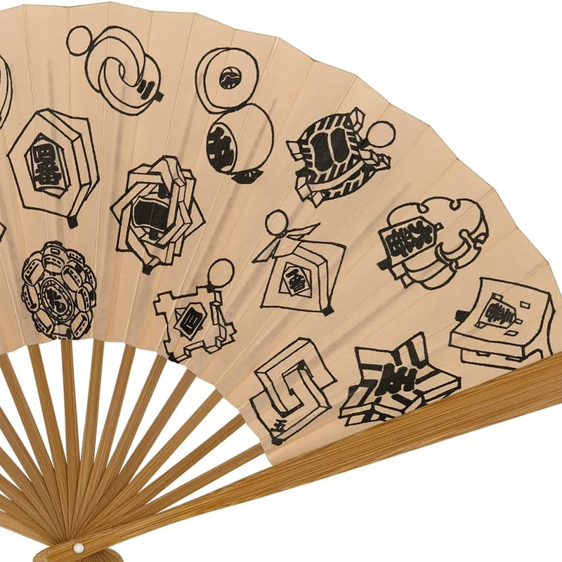 Edo folding fan No.19 MURAMURA