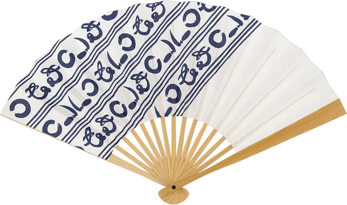 Edo fan No.21, Kamawanu, navy blue