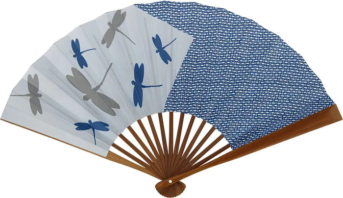 Edo Senko No.24 Double-sided Pattern Dragonfly Blue