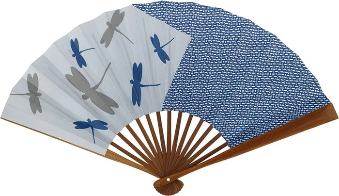 Edo Senko No.24 Motif double face Dragonfly Blue