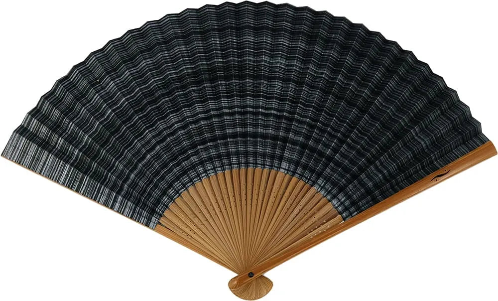 Shimebiki fan, black, 7.5cm