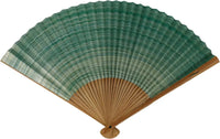Shimebiki fan, green, 7.5cm