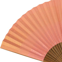 Eventail Shimebiki, Kasumi, orange, 6.5".