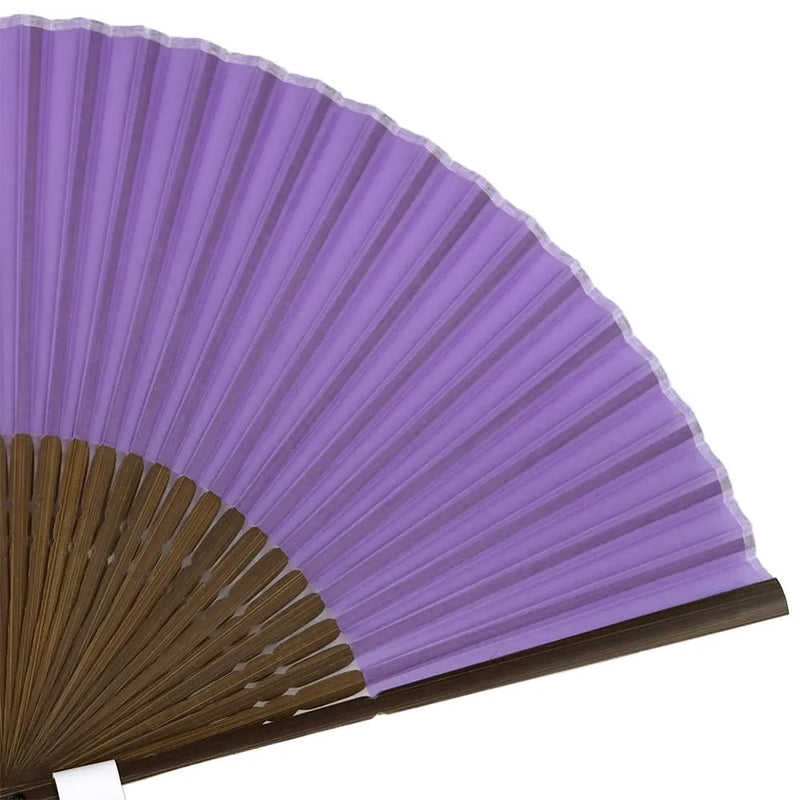 Silk fan, IM7-14, dragonflower color, in paulownia box