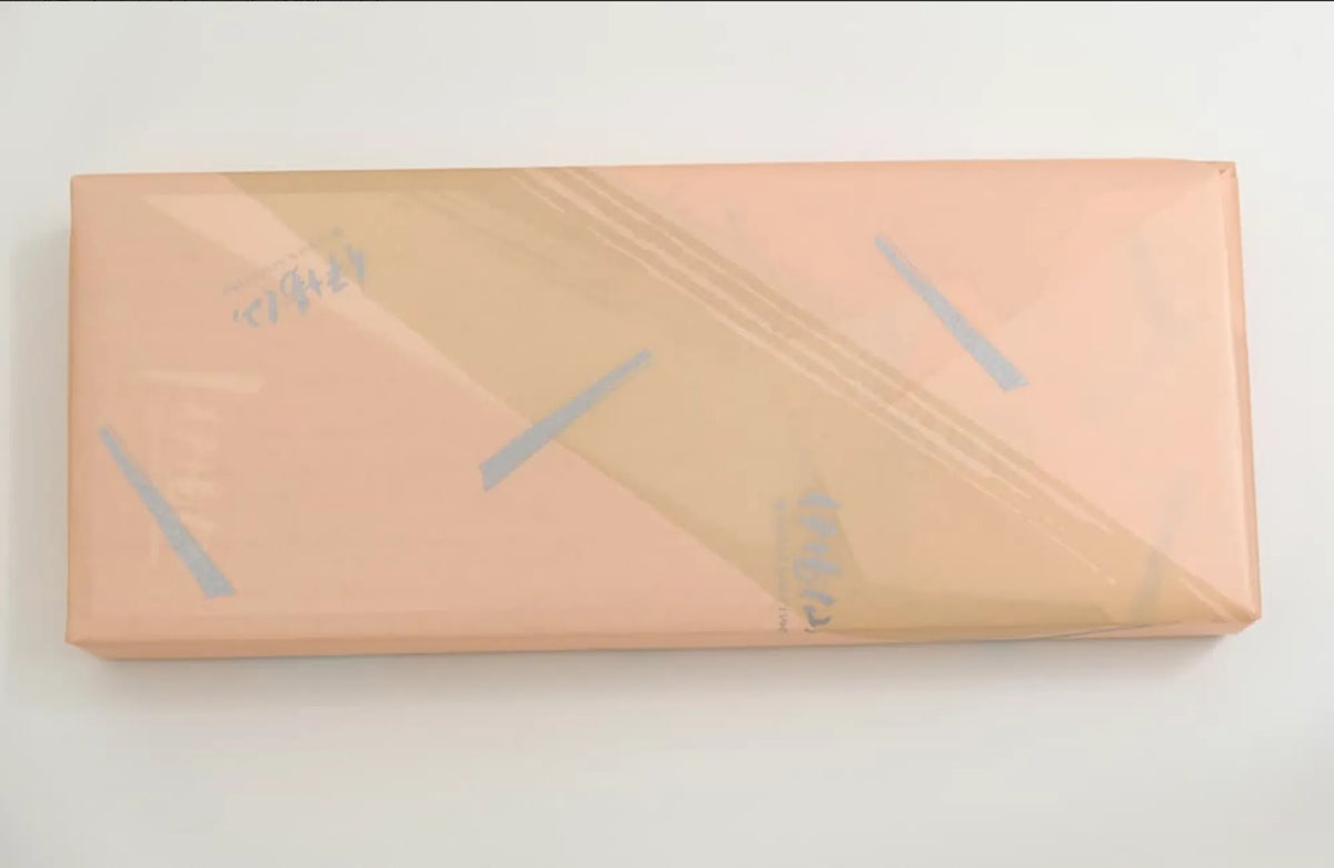 Paper box for 6.5cm (22.5cm) fan, pink