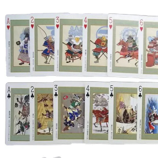 Playing Card Card Warlord SAMURAI 54 Prints Collection of the Samurai Pictures