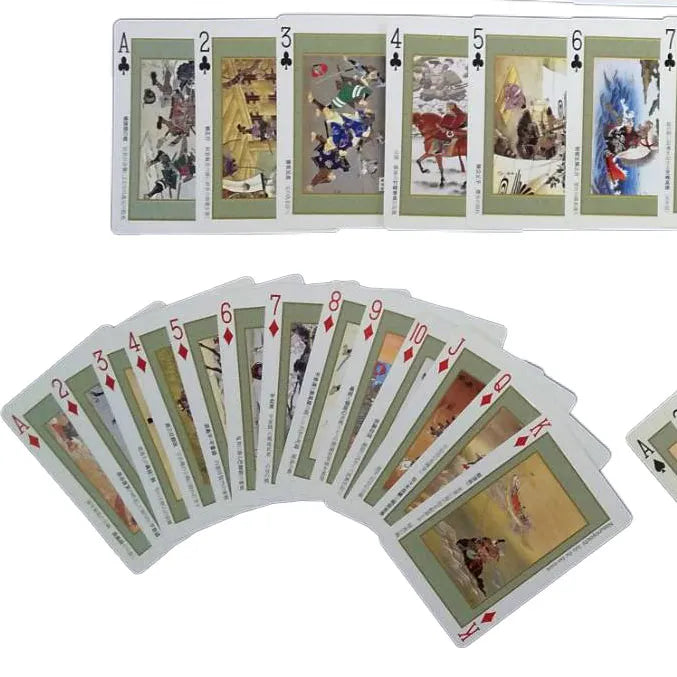 Playing Card Card Warlord SAMURAI 54 Prints Collection of the Samurai Pictures