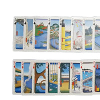 Trump Card Famous Paces Edo Hundred View Hiroshige 54 Impressions Collection de l'Ukiyo-e Edo Now Tokyo Hiroshige