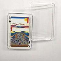 Trump Card Famous Paces Edo Hundred View Hiroshige 54 Impressions Collection de l'Ukiyo-e Edo Now Tokyo Hiroshige