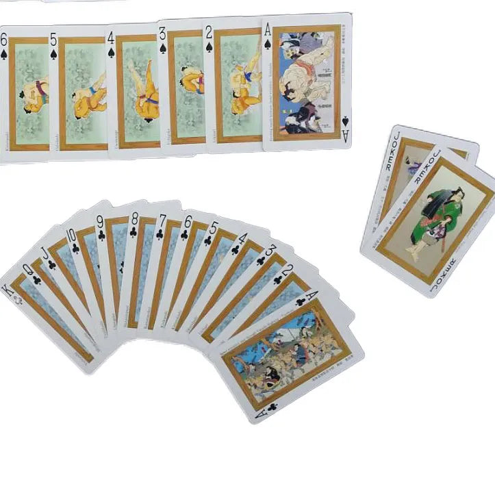 トランプ カード 大相撲 四十八手 54 Prints Collection of the Sumo pictures – 江戸扇子とうちわの老舗通販  伊場仙