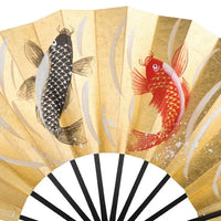 7-15 Honmomi Foil Married Couple Koi/Bamboo