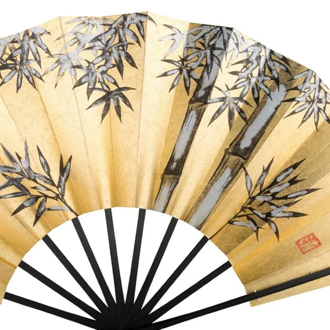 7-15 Honmomi Folie Paar Karpfen / Bambus
