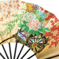 7-21 両金もみ　箔松竹梅/花車