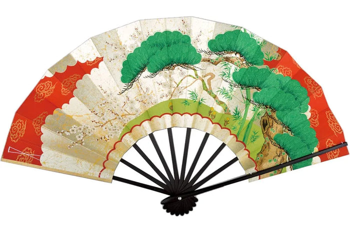 7-21 double-gold fir, foil pine, bamboo and plum/flower wheel