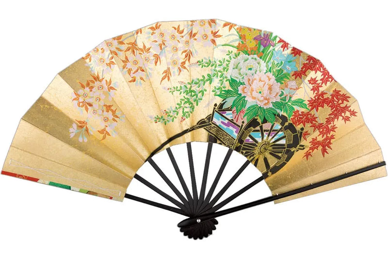 7-21 両金もみ　箔松竹梅/花車