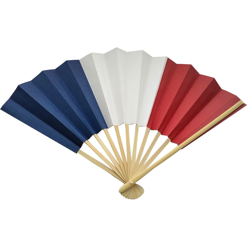 Éventail de drapeaux France