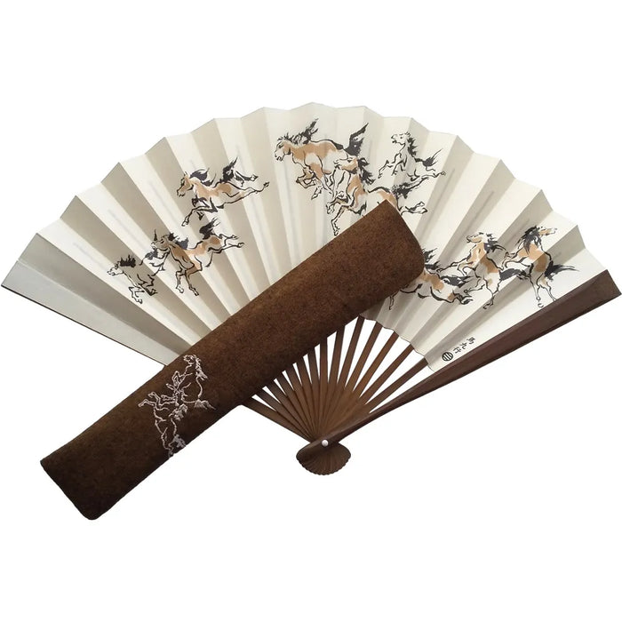 Edo fan set, No.15, Bakku-go (Going well)