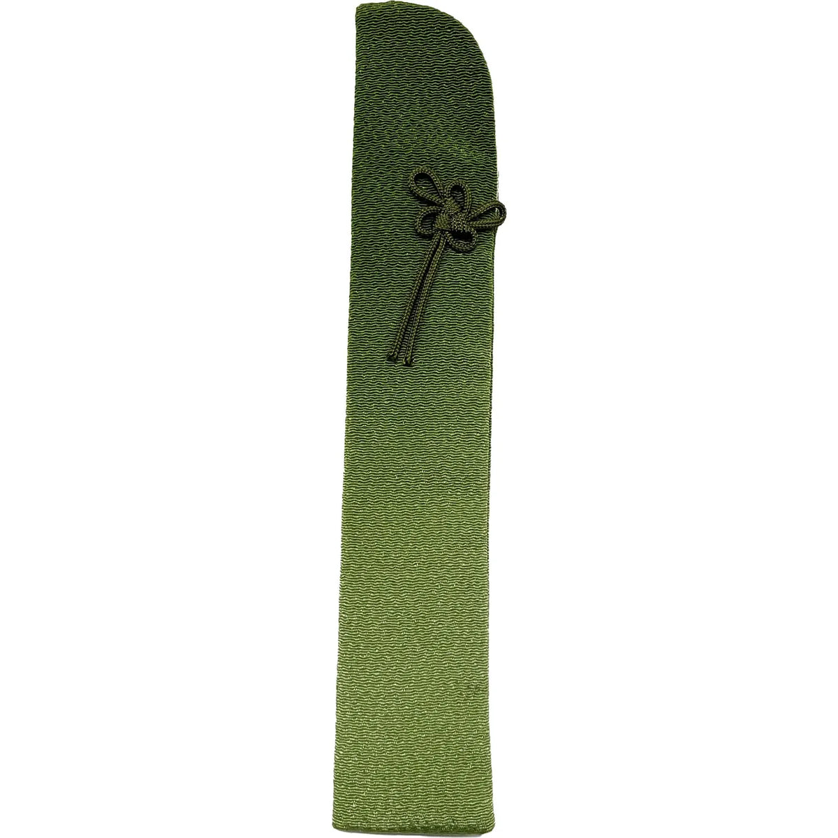 Folding Fan Bag, Plain Bokashi, Green, For 6.5cm