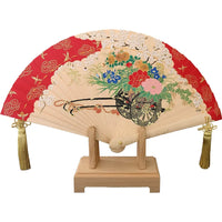 檜扇「花車」狩野派 木製スタンド・桐箱入り – 江戸扇子とうちわの老舗 檜扇「花車」狩野派 木製スタンド・桐箱入り – 江戸扇子とうちわの老舗