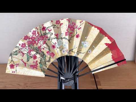 7-23 両金もみ　紅白梅/鉄線