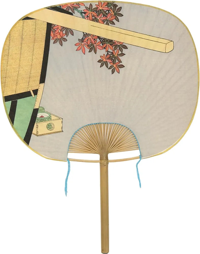 Edo Fan, Twelve Months in the Ima Style, Toyokuni, Early Winter (October in the lunar calendar)