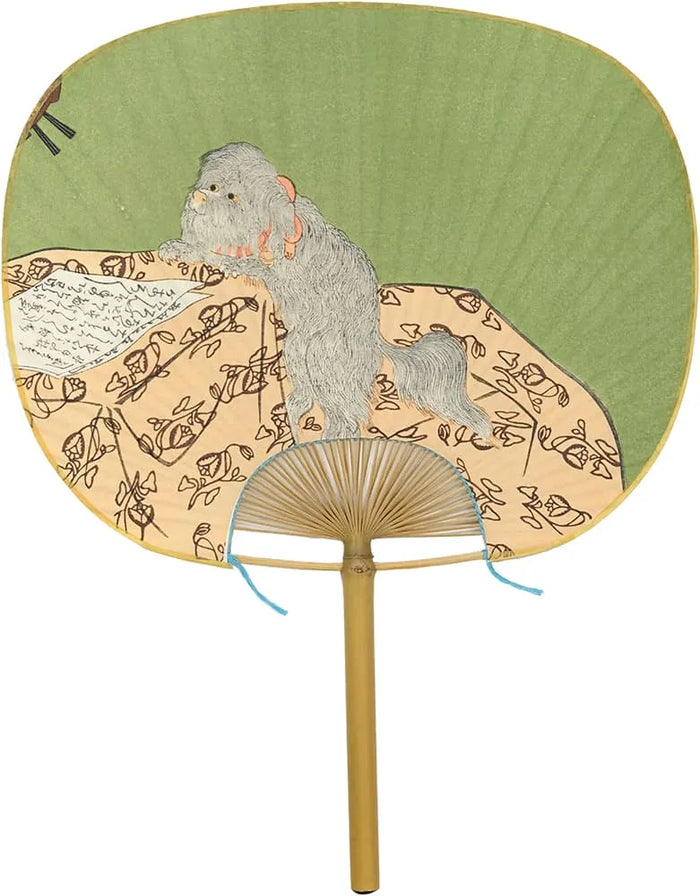 Edo Fan, Twelve Months in the Ima Style, Toyokuni, Midwinter (November in the lunar calendar)