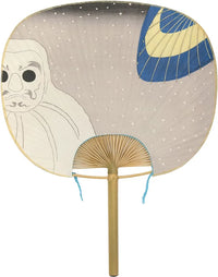 Edo Fan, Twelve Months in the Ima Style, Toyokuni, Rozuki (12th month of the lunar calendar)