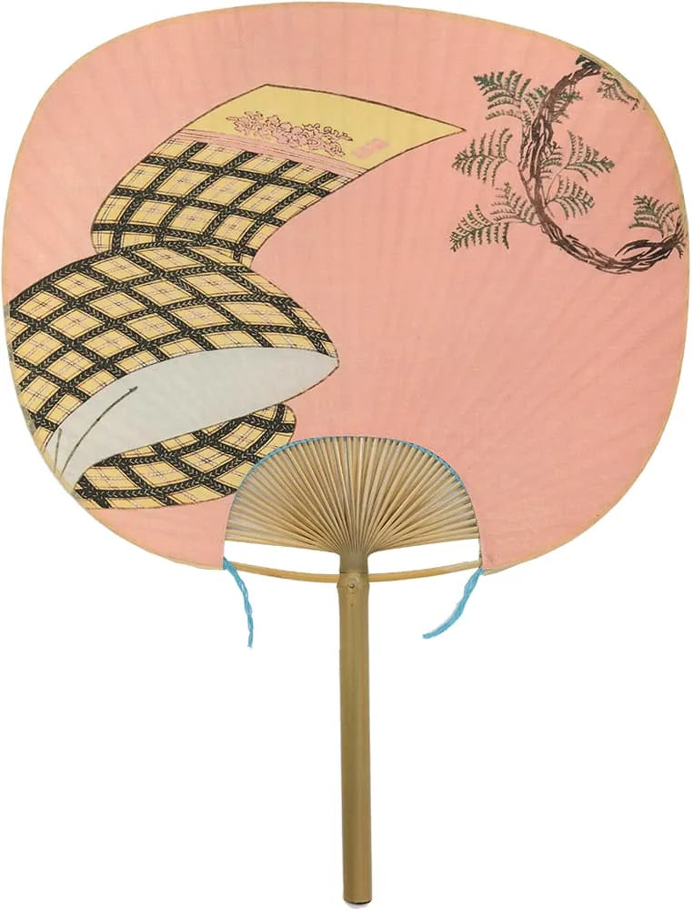 Edo Fan, Twelve Months in the Ima Style, Toyokuni, Mizunashi (June in the lunar calendar)