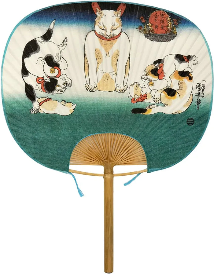 Edo Ukiyoe, Kuniyoshi, bemalter Spiegelständer, Gogaga-Körper.