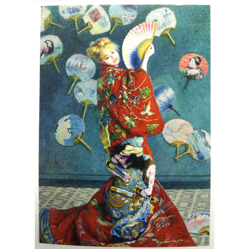 Claude Monet "La Japonaise" Fächer.
