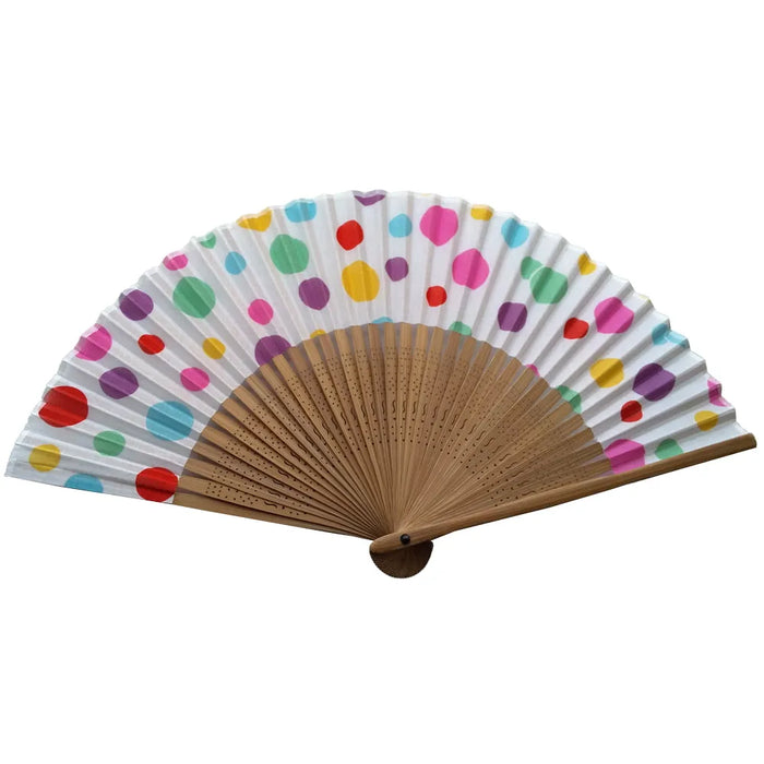 Edo patterned folding fan No.10 Shabon