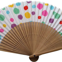 Edo patterned folding fan No.10 Shabon
