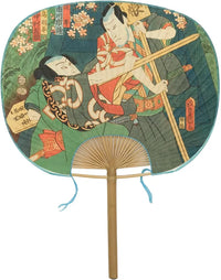 Ukiyoe Toyokuni, carved wisteria