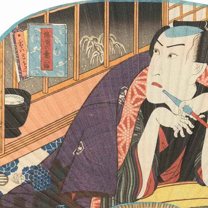 Ukiyoe Ukiyoe Toyokuni Geschnitzter Bambus