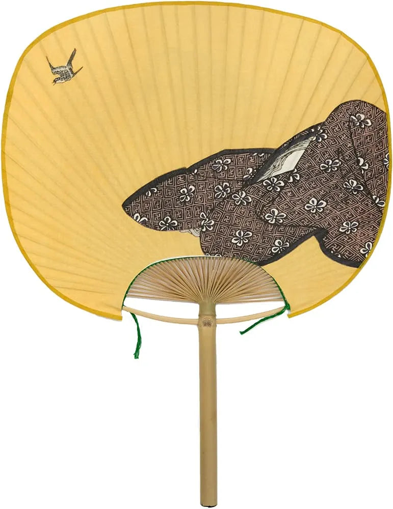 Edo Fan, Twelve Months in the Ima Style, Toyokuni, Ugetsu (April in the lunar calendar)